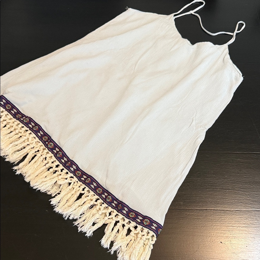 Hayden Sleeveless dress‎ with Fringe Detail